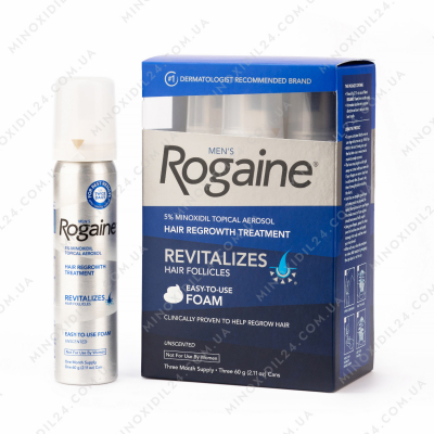 Rogaine foam 5%